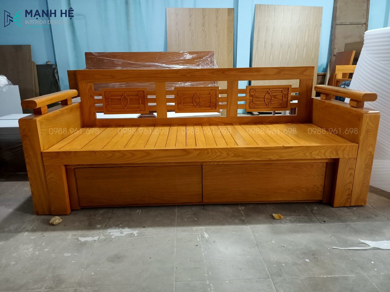 ghế Se01 nguyên liệu là gỗ tự nhiên