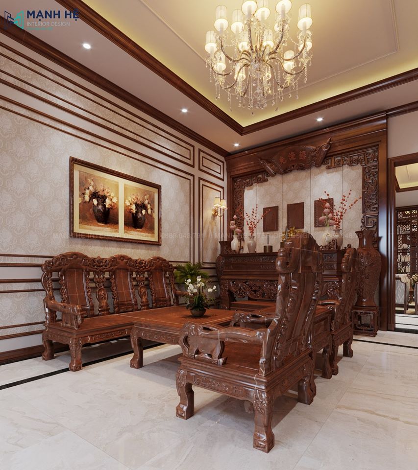 phòng thờ trang trọng
