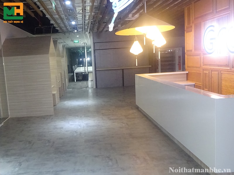 nội thất cao cấp văn phòng Grab