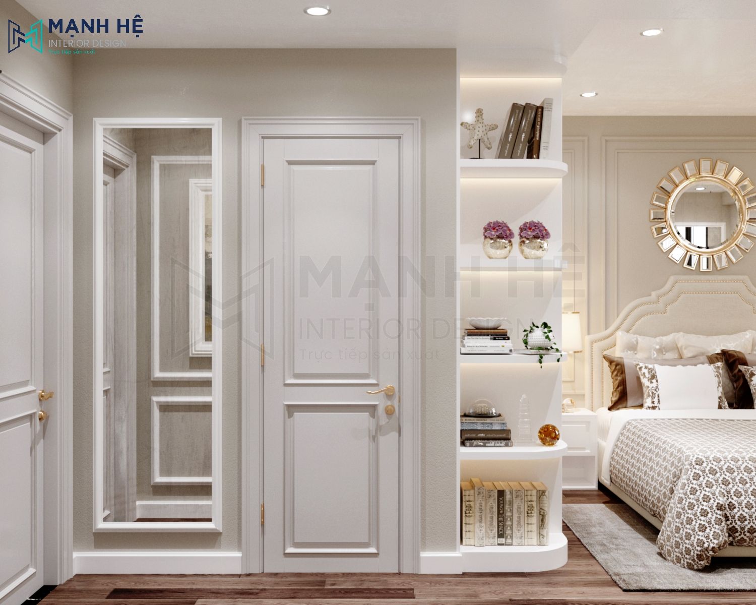Đặt hướng cửa toilet trong phòng ngủ vợ chồng hợp phong thủy