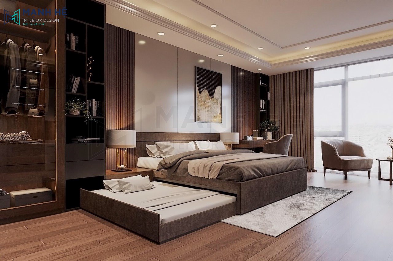 giường ngủ giật cấp