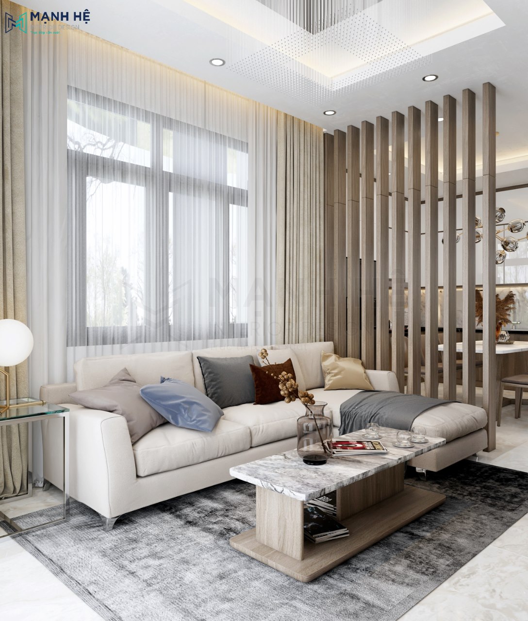 phòng khách đẹp hiện đại
