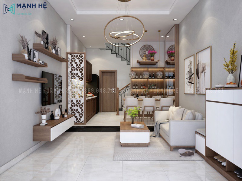 Thiết kế nội thất phòng khách