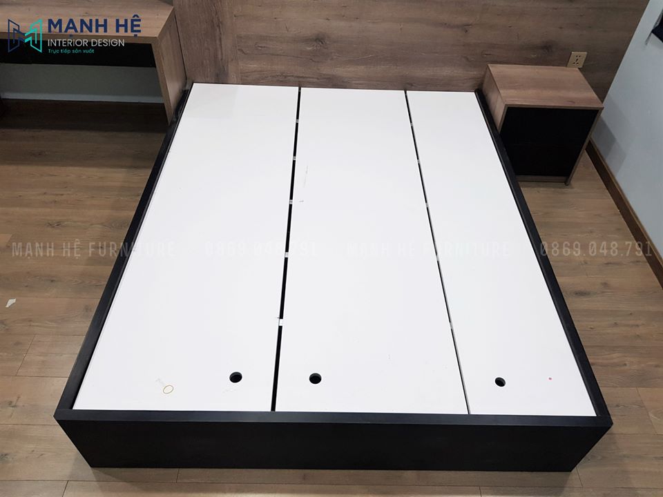 Giường ngủ thông minh có hộc tủ chứa đồ