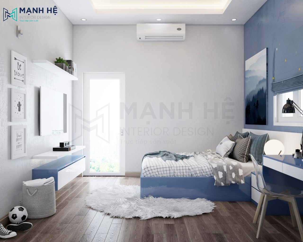 phòng ngủ đẹ hco bé
