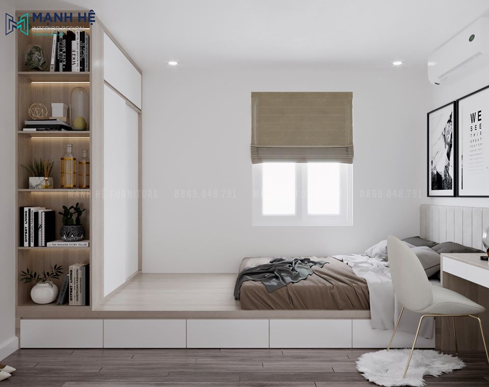giường ngủ dạng bục