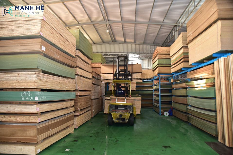 Qui mô xưởng sản xuất nội thất lớn