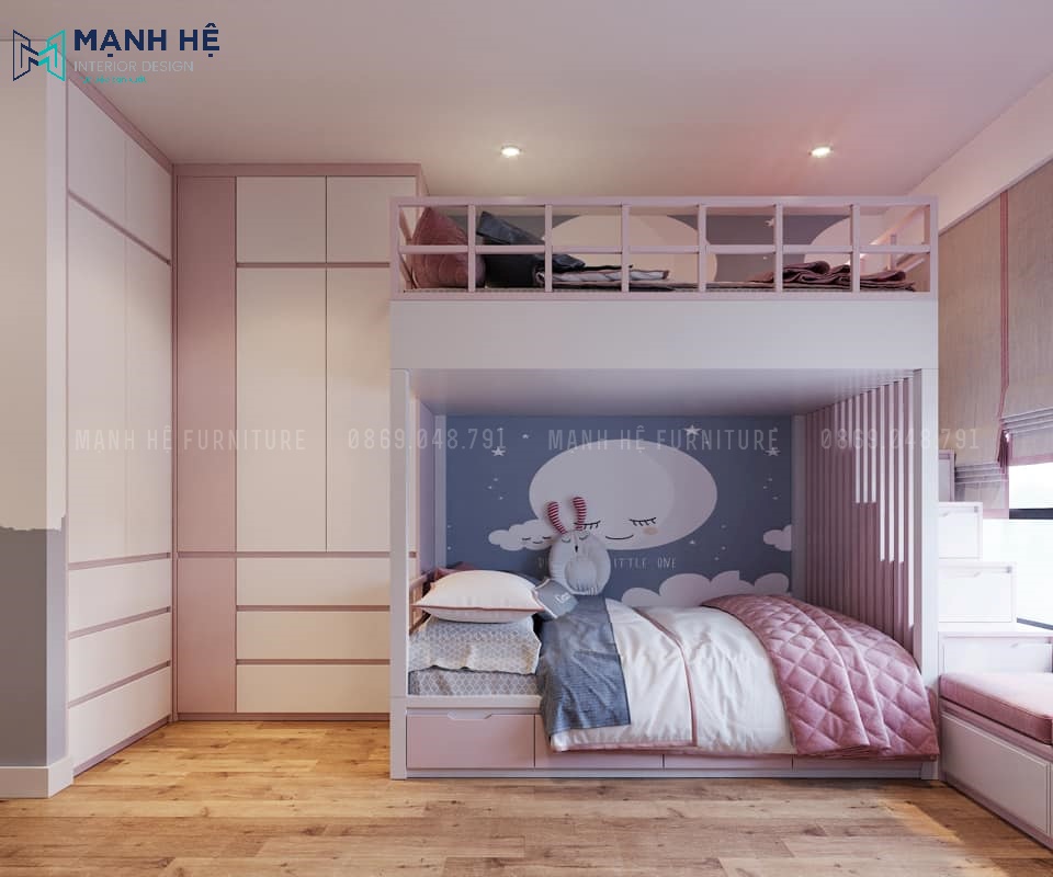 Phòng ngủ có giường tầng