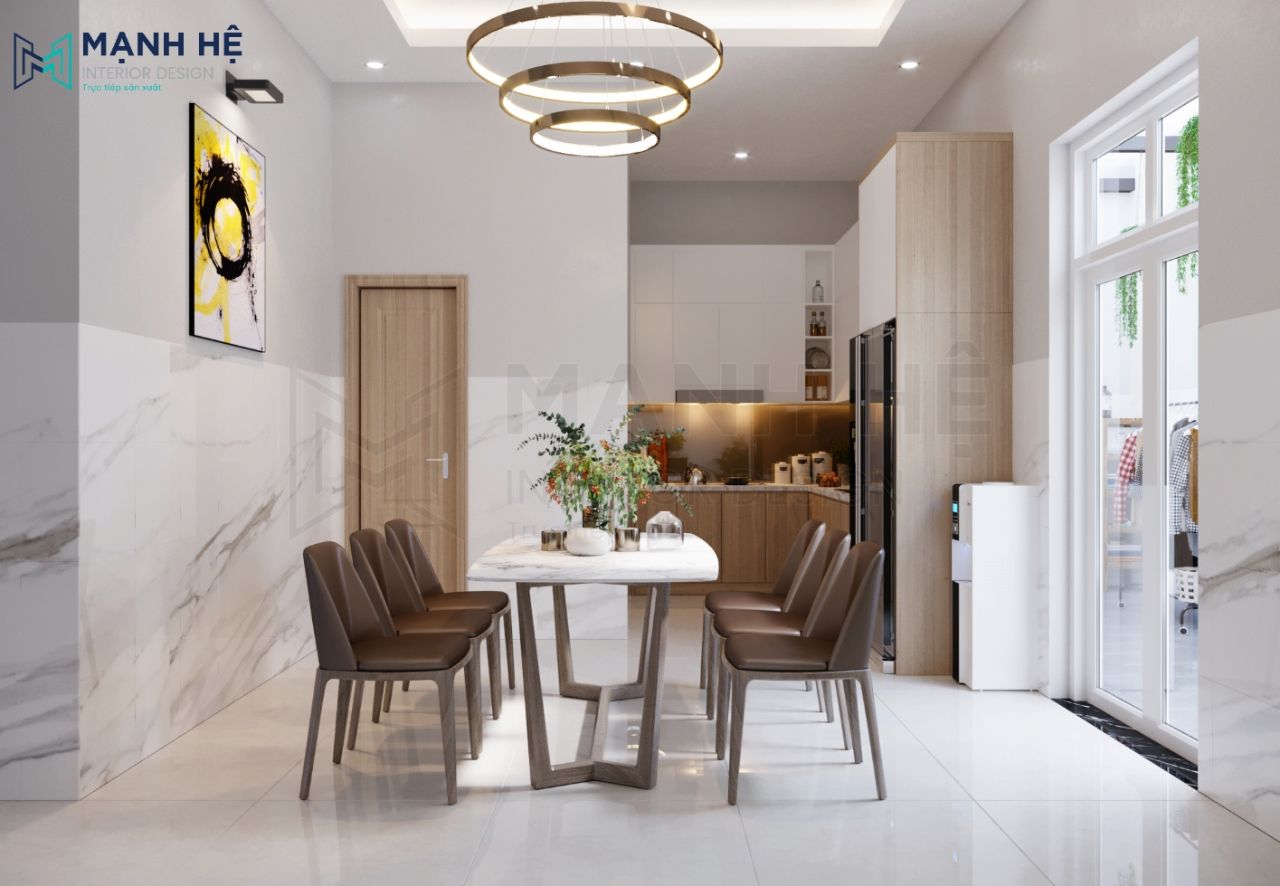 Nội thất nhà 2 mặt tiền sang trọng và tiện nghi