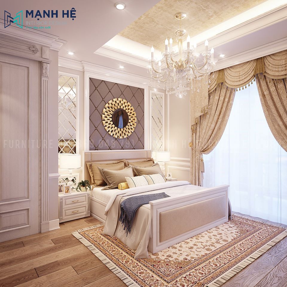 phòng ngủ tân cổ điển