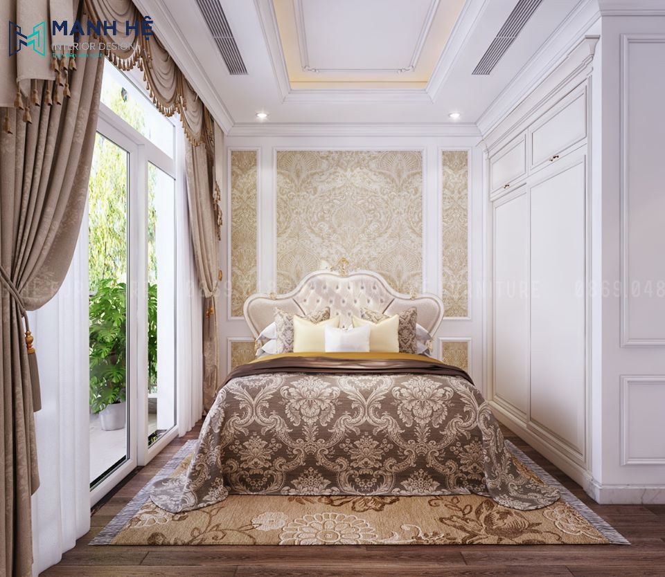 Giấy dán tường hoa văn cổ điển