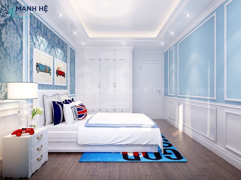 tủ quần áo lớn cho bé trai