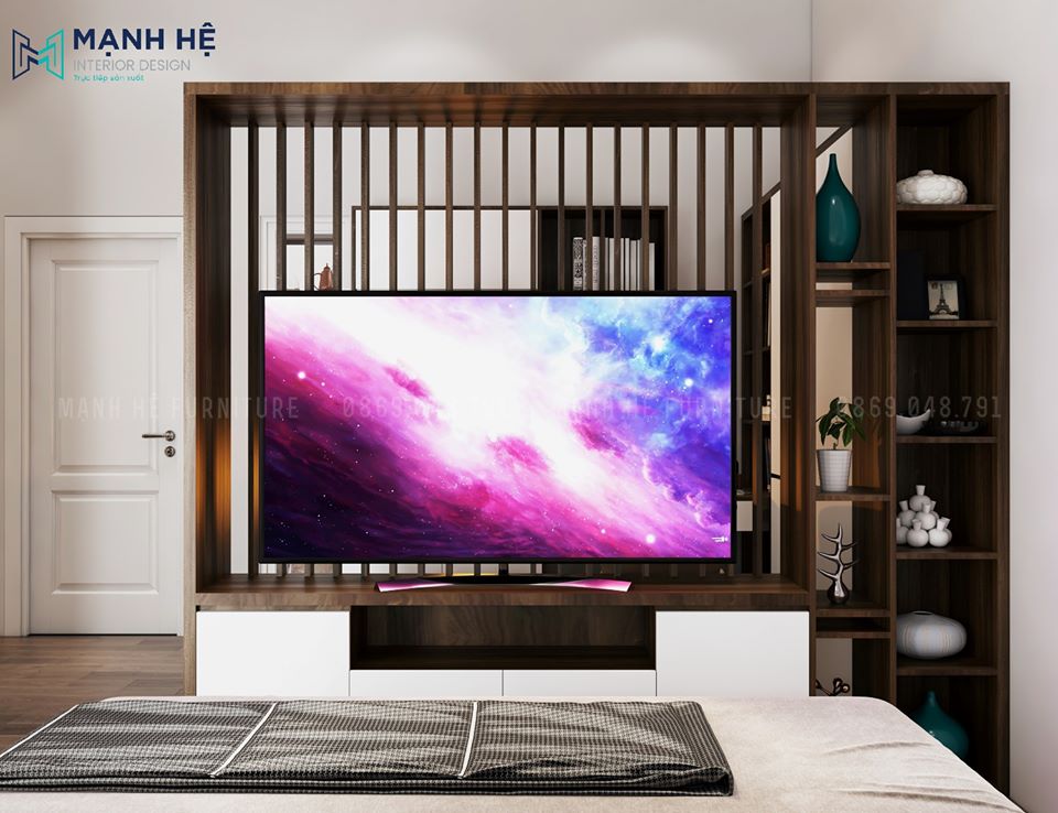 Kệ tivi phòng ngủ ngăn góc làm việc yên tĩnh
