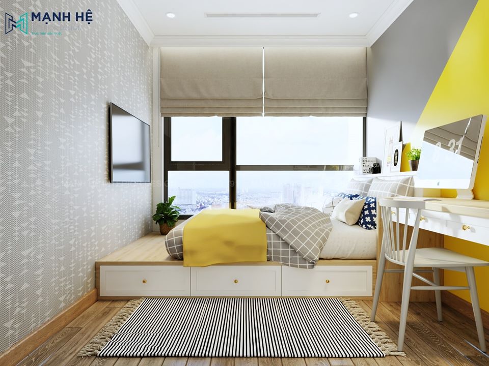 giường ngủ dạng bục tiện lợi