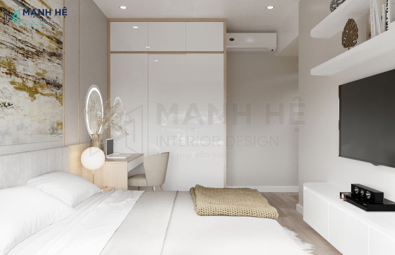 tủ quần áo cửa lùa thiết kế đụng trần