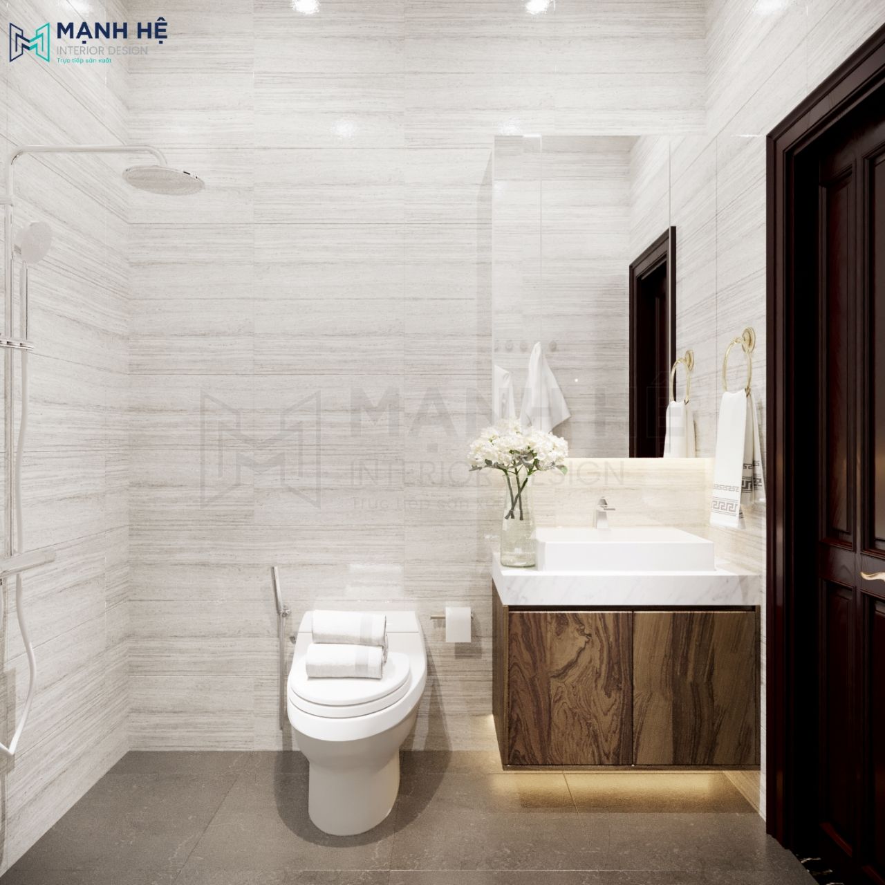 Thiết kế nội thất nhà vệ sinh