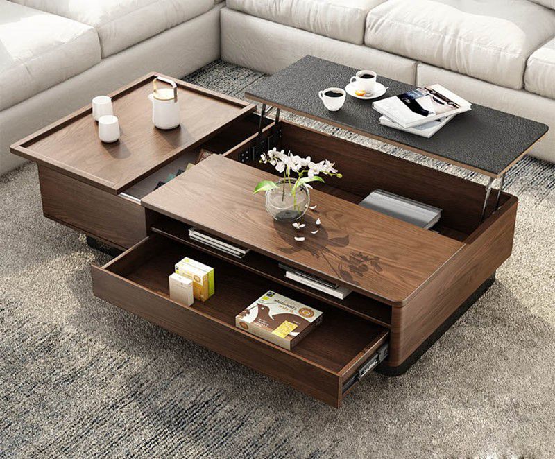 Kích thước bàn trà kết hợp bàn làm việc