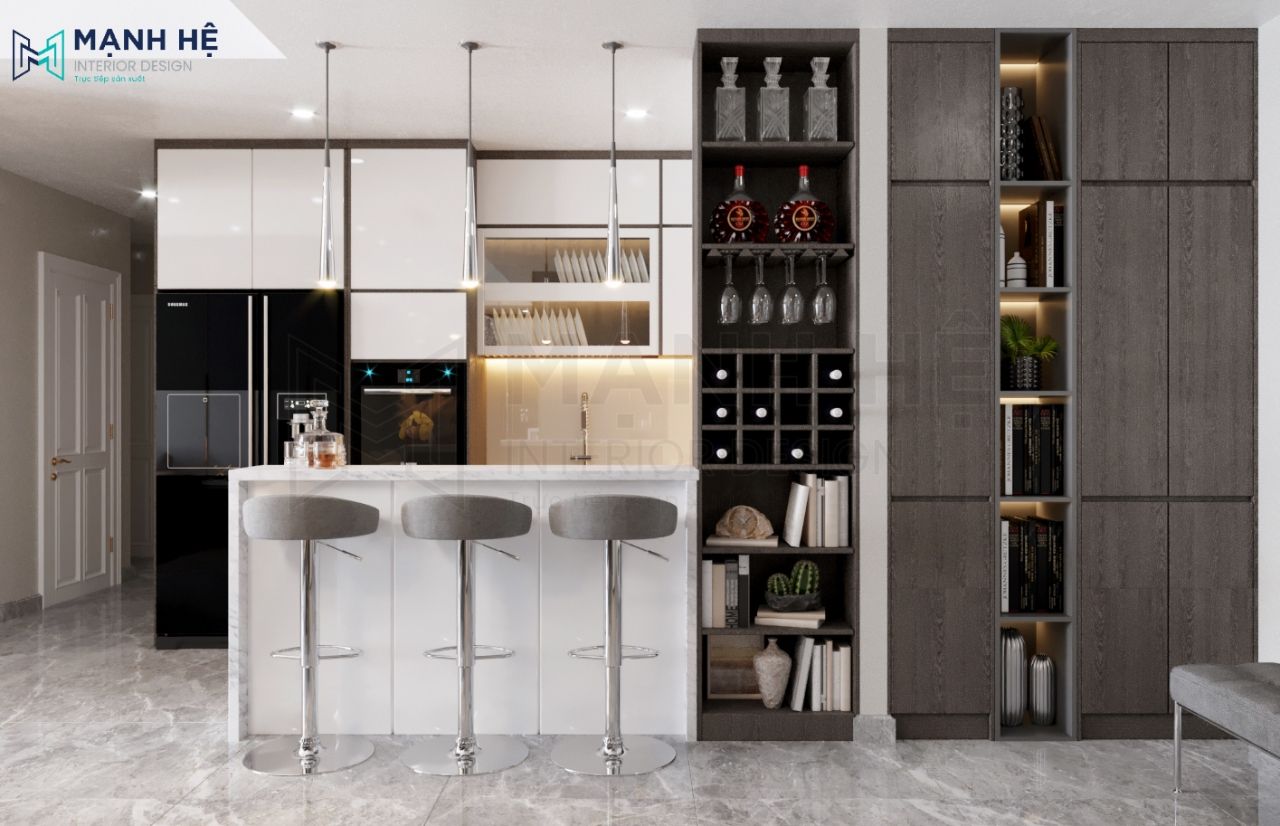 quầy bar bàn đảo bếp