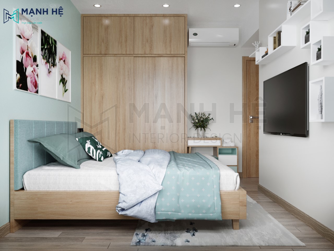 nội thất phòng ngủ đơn giản