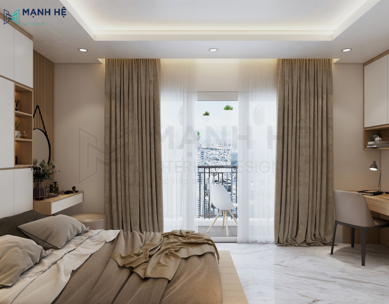 Tối ưu ánh sáng tự nhiên cho phòng ngủ