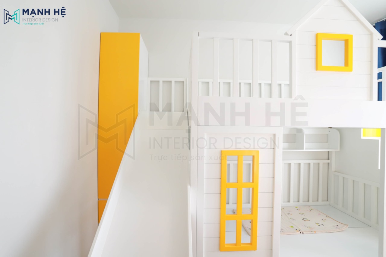 giường tầng cầu trượt