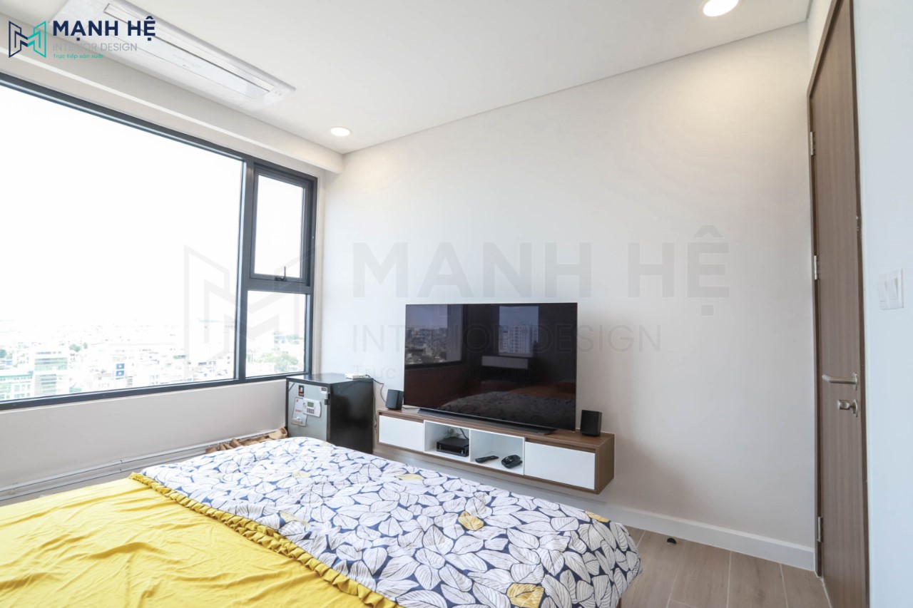 Kệ tivi treo tường phòng ngủ