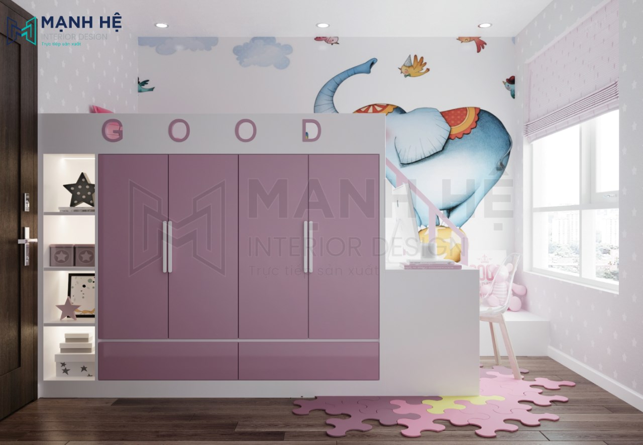 tầng hầm quần áo