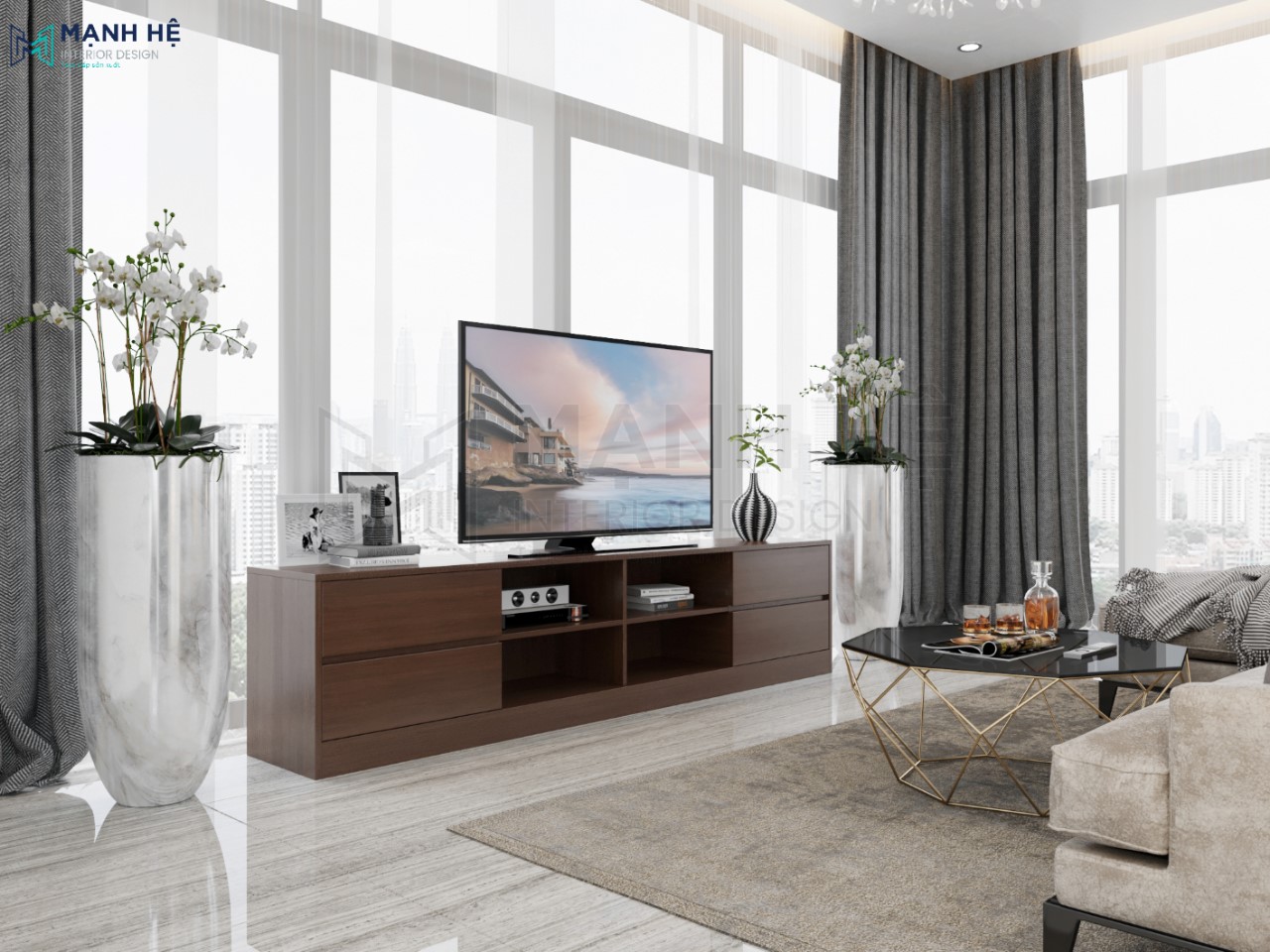 Tối ưu ánh sáng tự nhiên cho phòng sinh hoạt chung