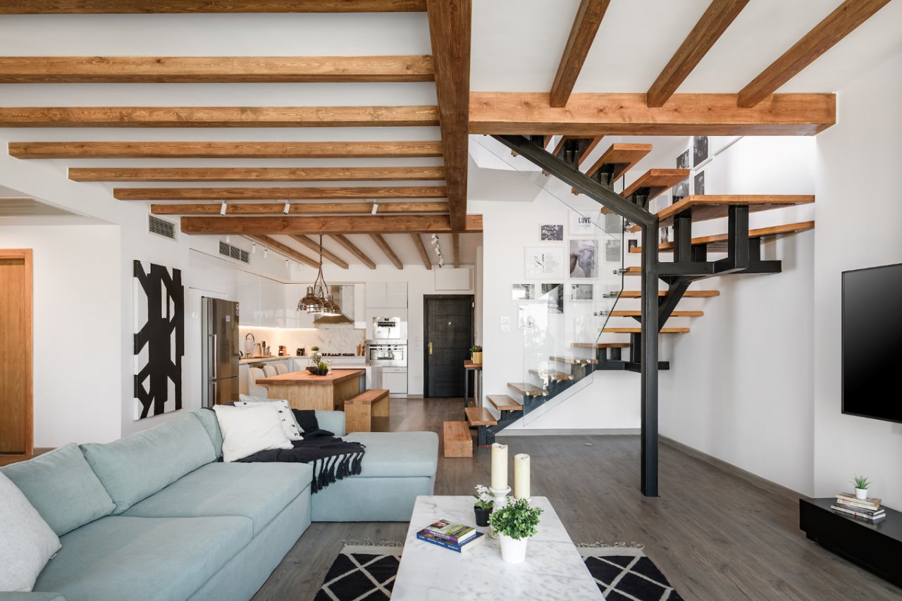 nội thất căn hộ duplex