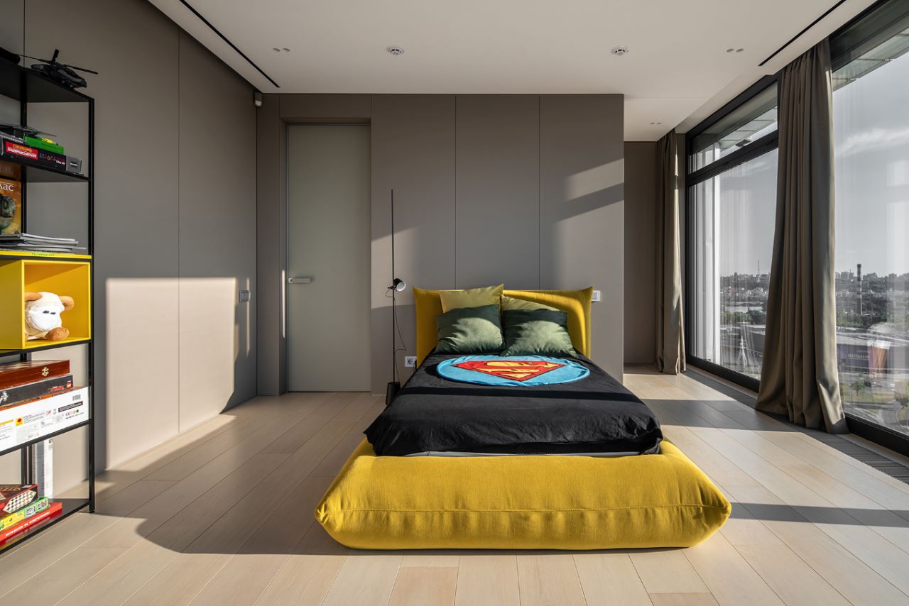 phòng ngủ bé căn hộ duplex