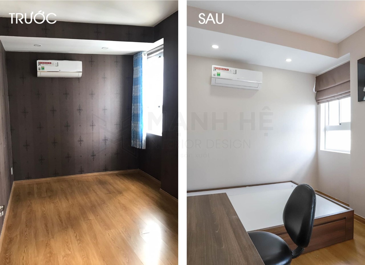 Phòng ngủ bé trai sau khi cải tạo thi công