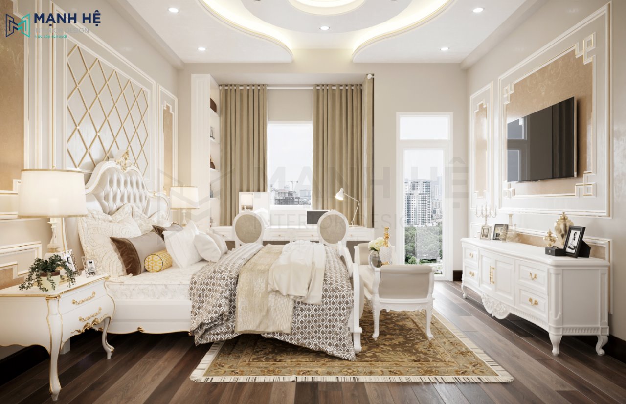 Gợi ý 30 mẫu giường đôi trong phòng ngủ được ưa chuộng nhất hiện nay