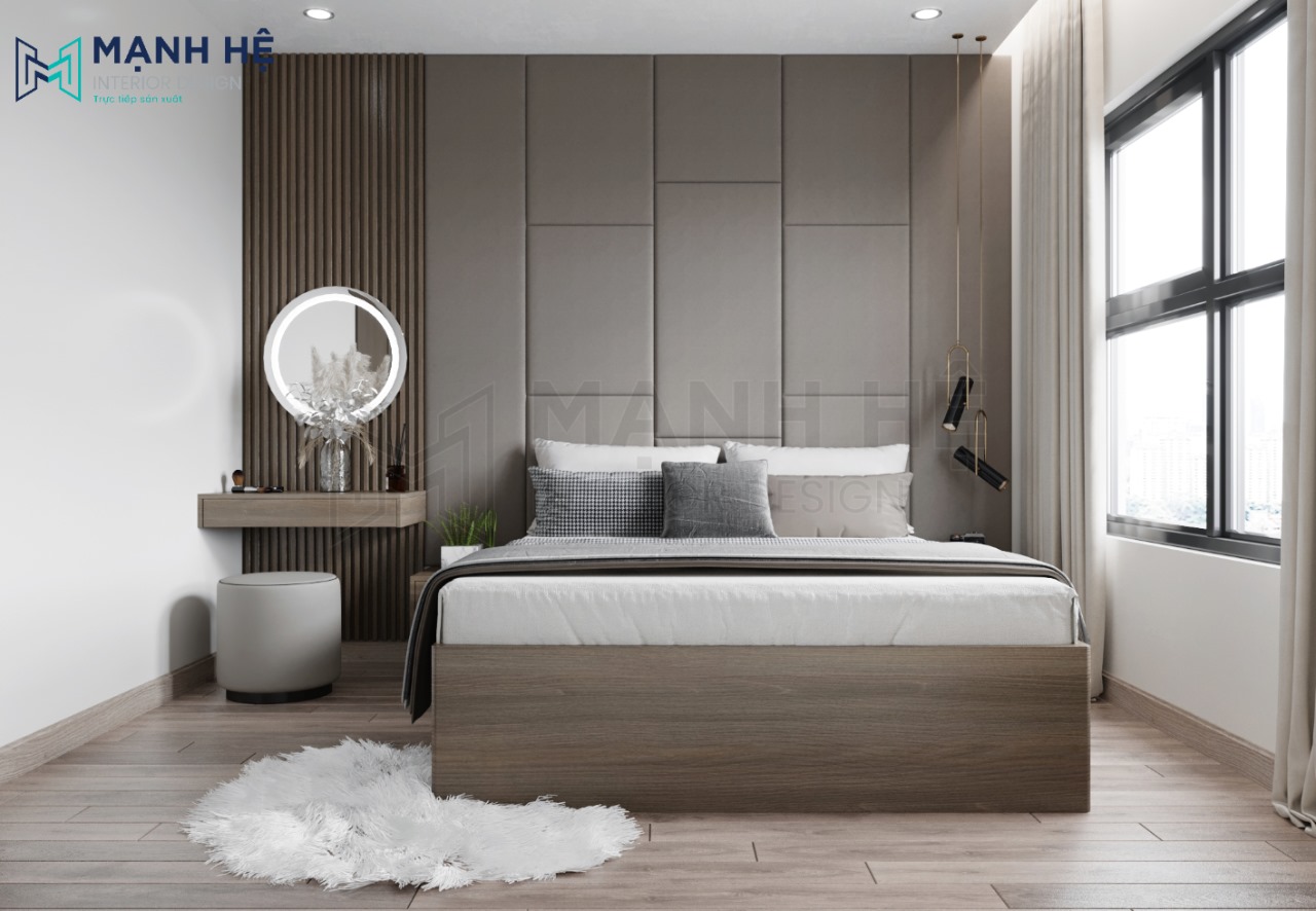 giường ngủ gỗ công nghiệp