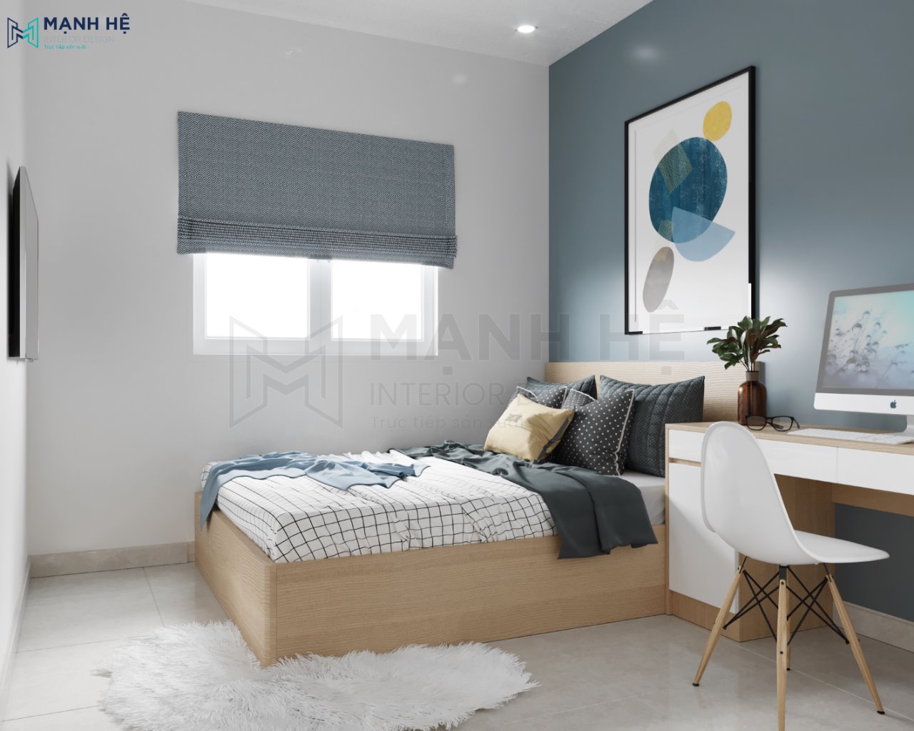 Tối ưu ánh sáng tự nhiên cho phòng ngủ bé