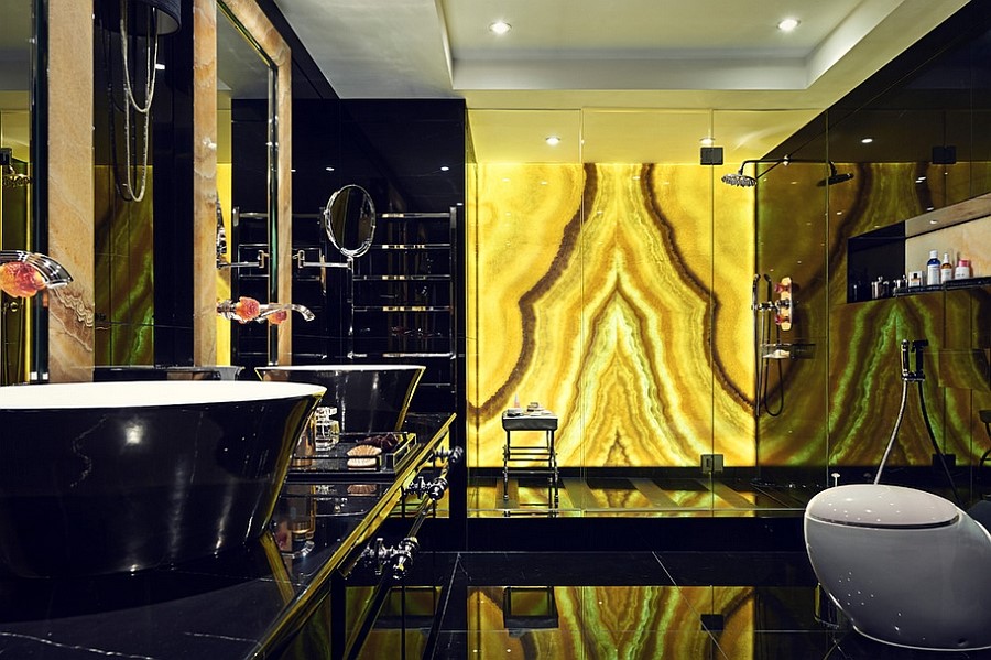 Tranh đá xuyên sáng ốp tường độc đáo