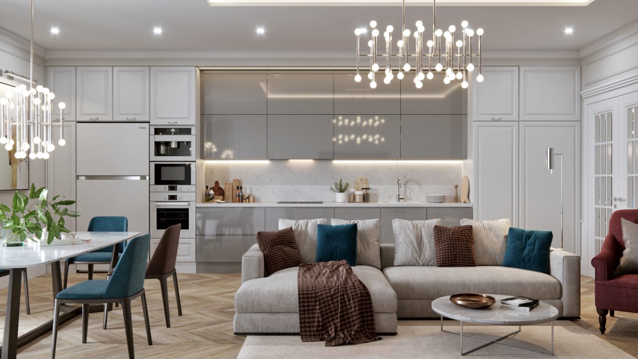 thiết kế phòng khách đẹp