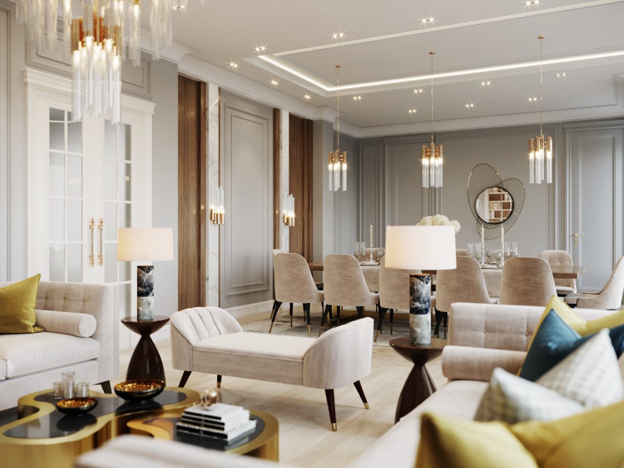 nội thất phong cách luxury