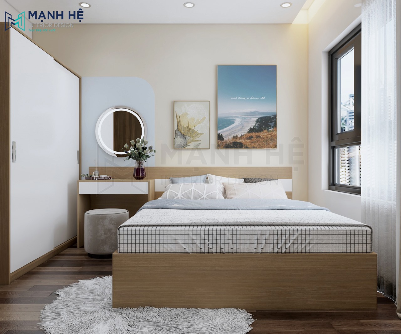 giường ngủ gỗ công nghiệp