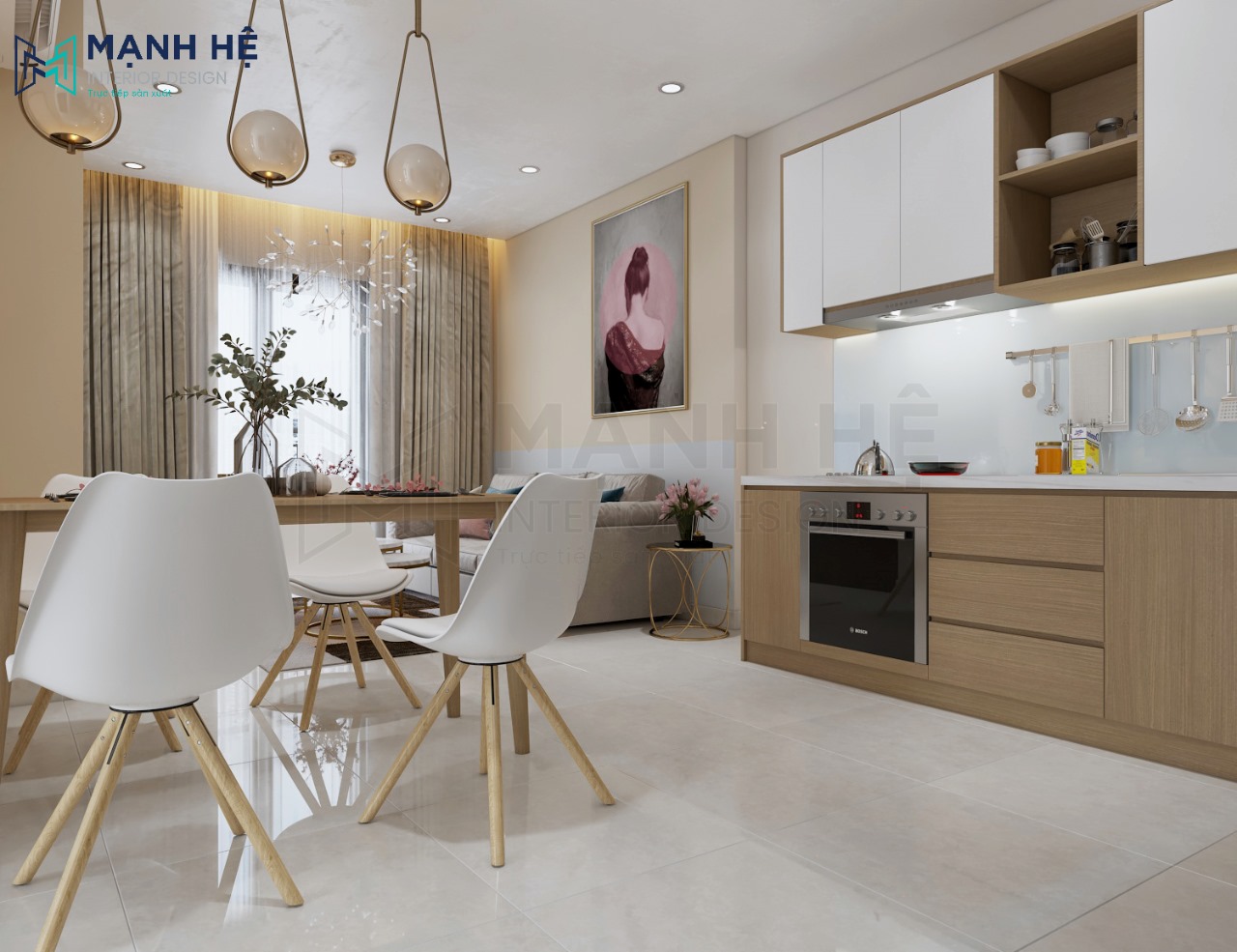 hệ tủ bếp đẹp