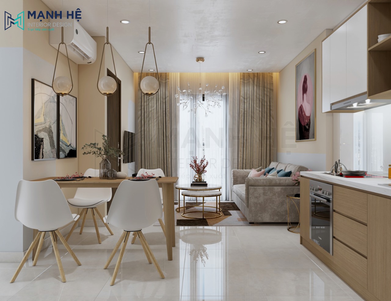 bàn ăn nhỏ 4 ghế
