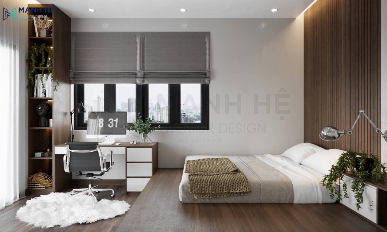 Bàn học có hộc tủ