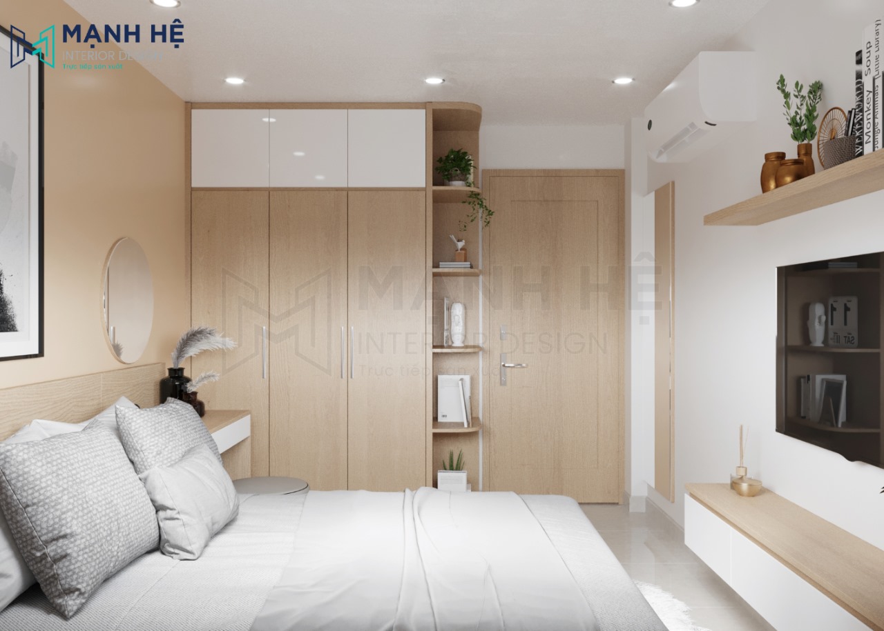 tủ quần áo đụng trần