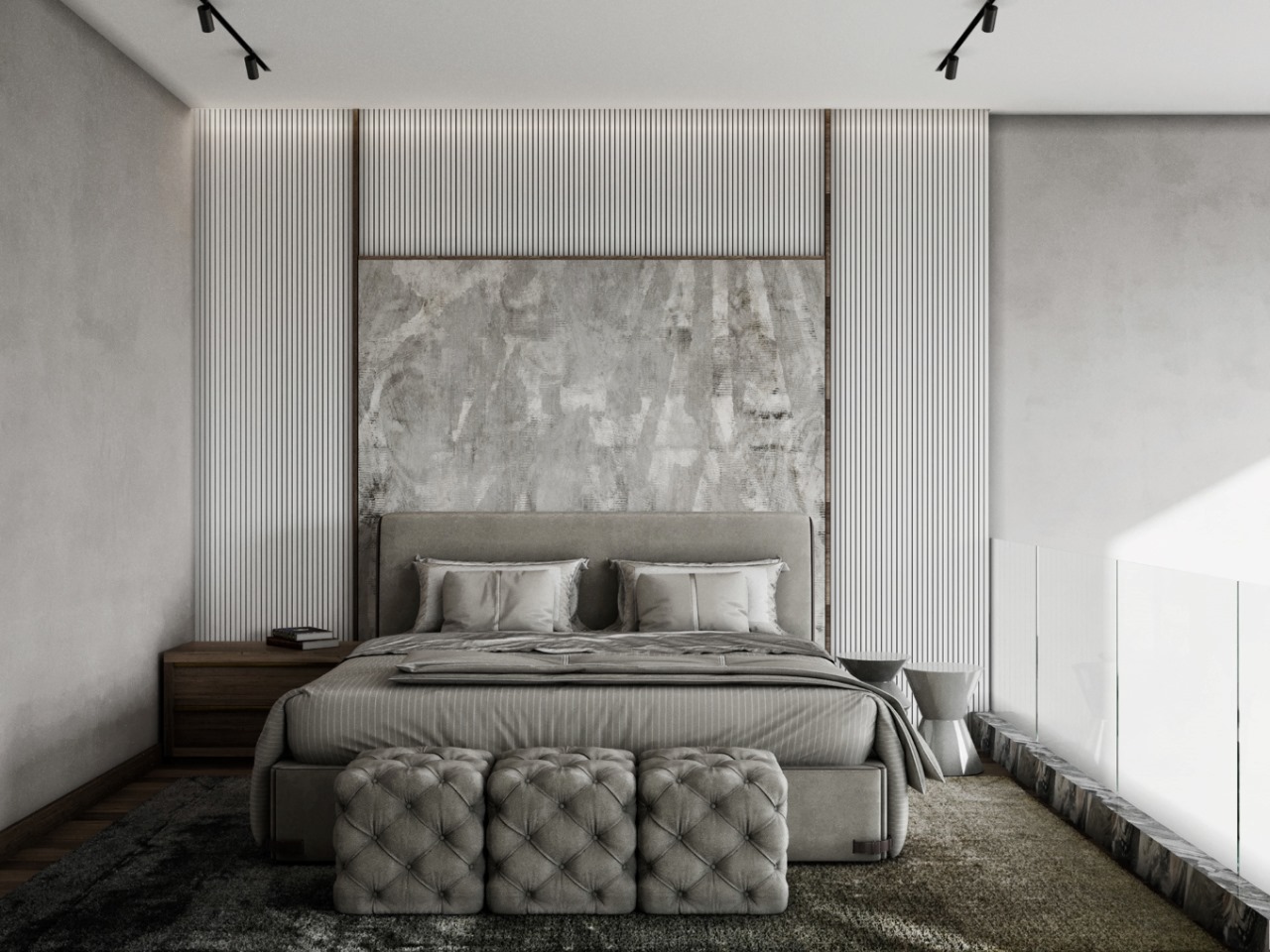 phòng ngủ căn hộ penthouse