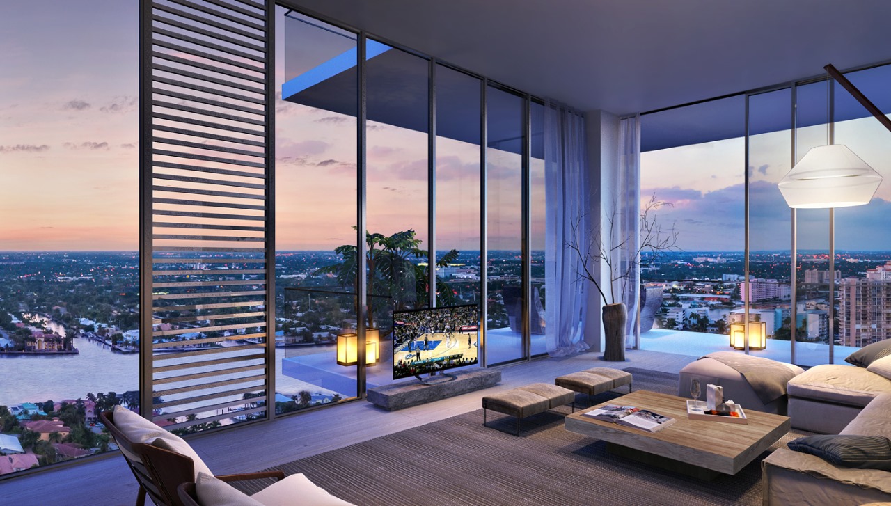 nội thất căn hộ penthouse