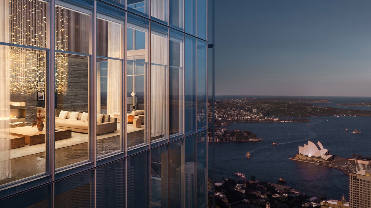 căn hộ Penthouse nhìn từ ngoài vào