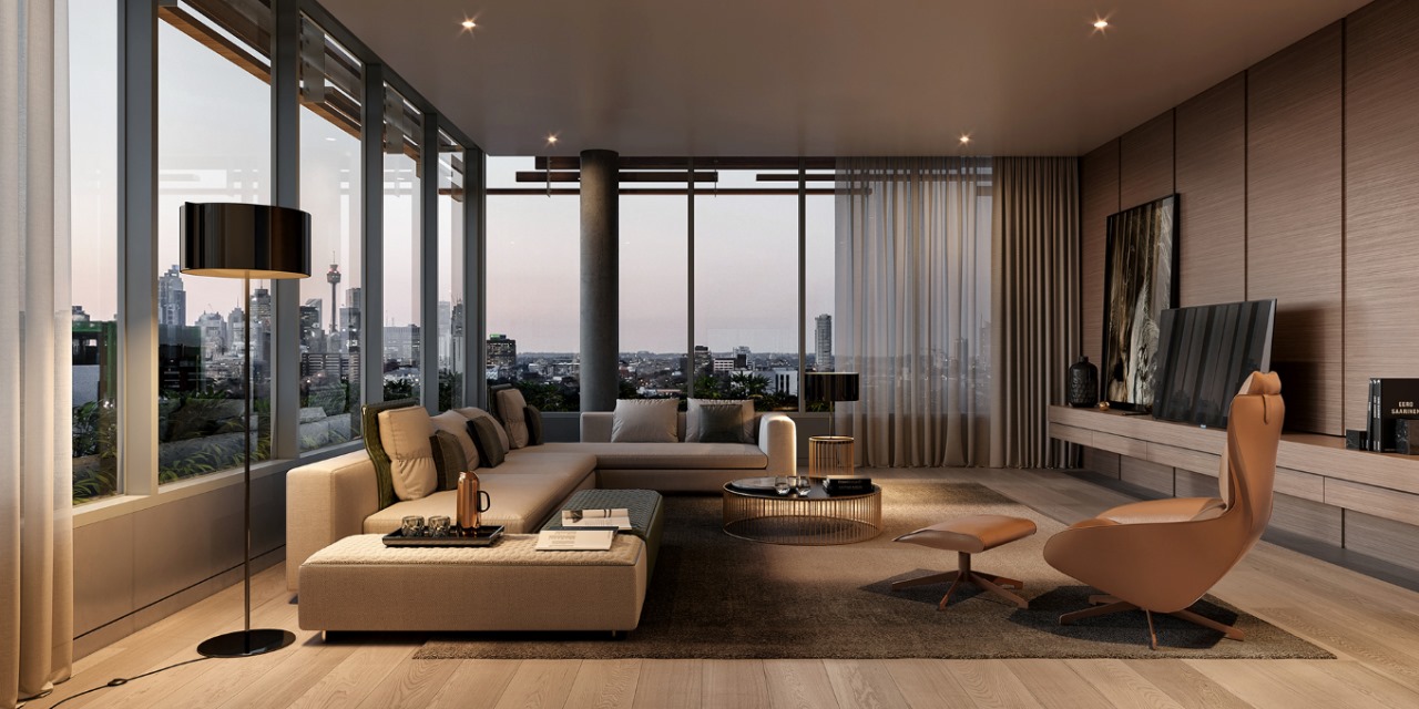 nội thất căn hộ penthouse