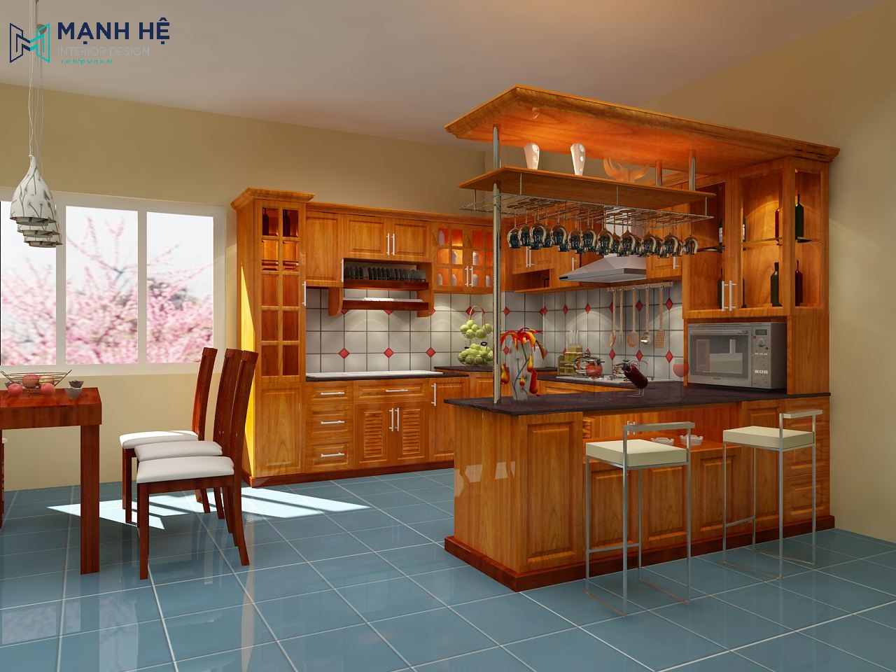 Gợi ý 17 mẫu tủ rượu tân cổ điển sang trọng thời thượng cho không gian nhà bạn