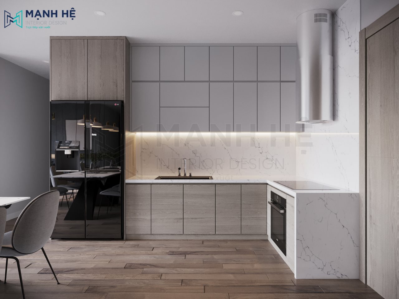 một góc khác của căn bếp