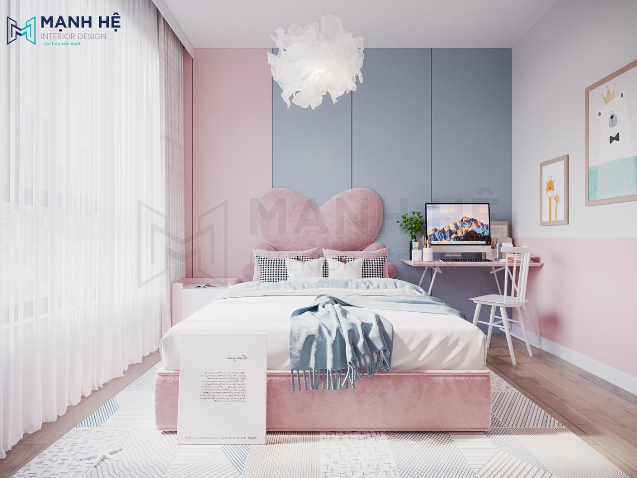 nội thất phòng ngủ bé gái