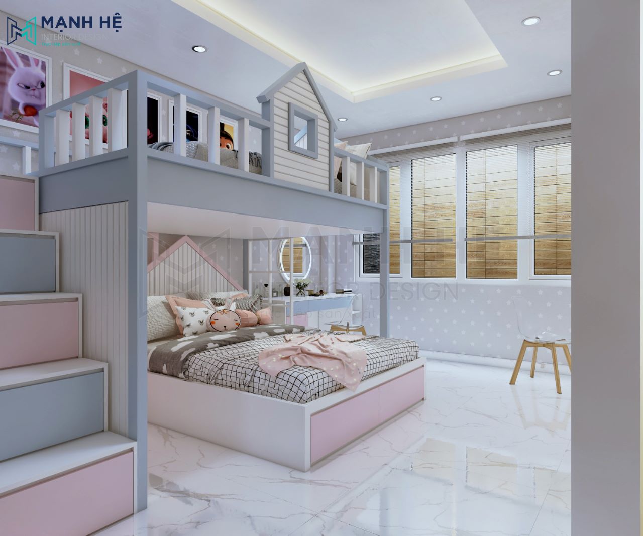 giường tầng kích thước lớn